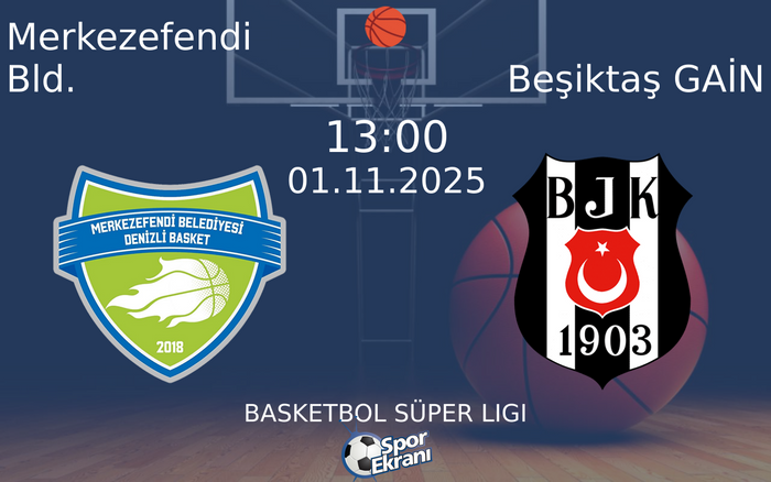 01 Kasım 2025 Merkezefendi Bld. vs Beşiktaş GAİN maçı Hangi Kanalda Saat Kaçta Yayınlanacak?