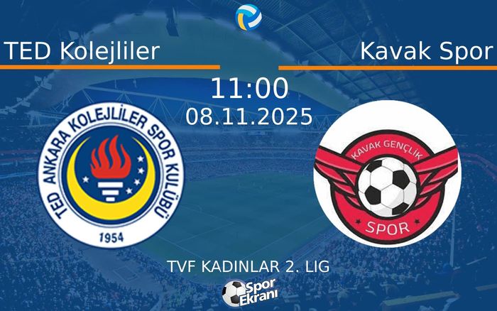 08 Kasım 2025 TED Kolejliler vs Kavak Spor maçı Hangi Kanalda Saat Kaçta Yayınlanacak? 08 Kasım 2025 TED Kolejliler vs Kavak Spor maçı Hangi Kanalda Saat Kaçta Yayınlanacak?