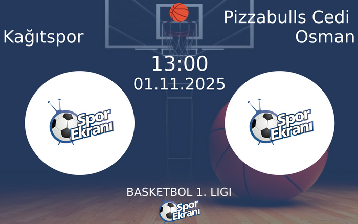01 Kasım 2025 Kağıtspor vs Pizzabulls Cedi Osman maçı Hangi Kanalda Saat Kaçta Yayınlanacak? 01 Kasım 2025 Kağıtspor vs Pizzabulls Cedi Osman maçı Hangi Kanalda Saat Kaçta Yayınlanacak?
