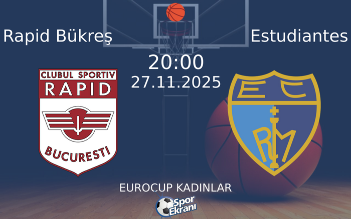 27 Kasım 2025 Rapid Bükreş vs Estudiantes maçı Hangi Kanalda Saat Kaçta Yayınlanacak? 27 Kasım 2025 Rapid Bükreş vs Estudiantes maçı Hangi Kanalda Saat Kaçta Yayınlanacak?