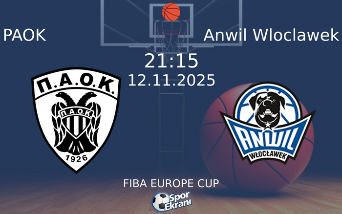 12 Kasım 2025 PAOK vs Anwil Wloclawek maçı Hangi Kanalda Saat Kaçta Yayınlanacak? 12 Kasım 2025 PAOK vs Anwil Wloclawek maçı Hangi Kanalda Saat Kaçta Yayınlanacak?