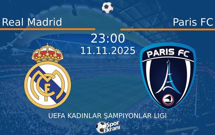 11 Kasım 2025 Real Madrid vs Paris FC maçı Hangi Kanalda Saat Kaçta Yayınlanacak?