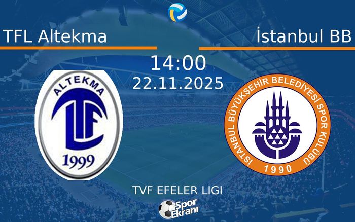 22 Kasım 2025 TFL Altekma vs İstanbul BB maçı Hangi Kanalda Saat Kaçta Yayınlanacak?