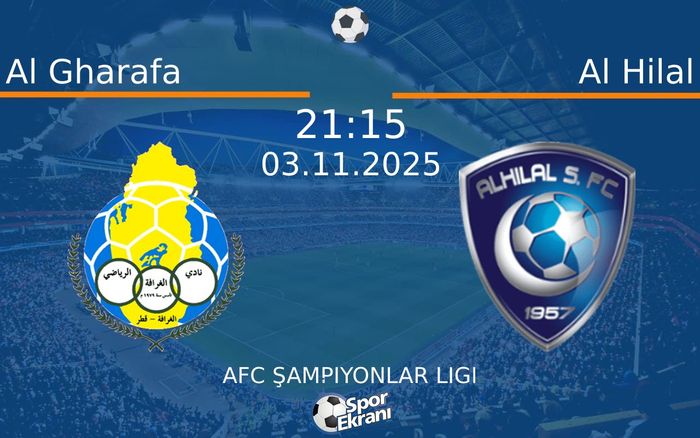 03 Kasım 2025 Al Gharafa vs Al Hilal maçı Hangi Kanalda Saat Kaçta Yayınlanacak? 03 Kasım 2025 Al Gharafa vs Al Hilal maçı Hangi Kanalda Saat Kaçta Yayınlanacak?