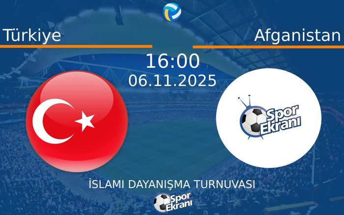 06 Kasım 2025 Türkiye vs Afganistan maçı Hangi Kanalda Saat Kaçta Yayınlanacak?