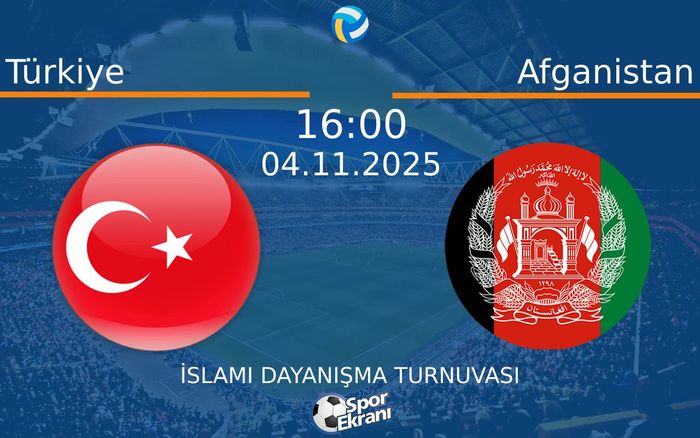04 Kasım 2025 Türkiye vs Afganistan maçı Hangi Kanalda Saat Kaçta Yayınlanacak?
