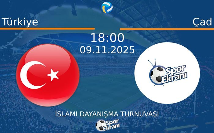 09 Kasım 2025 Türkiye vs Çad maçı Hangi Kanalda Saat Kaçta Yayınlanacak? 09 Kasım 2025 Türkiye vs Çad maçı Hangi Kanalda Saat Kaçta Yayınlanacak?