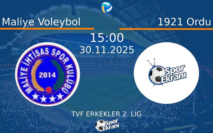 30 Kasım 2025 Maliye Voleybol vs 1921 Ordu maçı Hangi Kanalda Saat Kaçta Yayınlanacak?