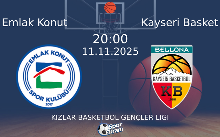11 Kasım 2025 Emlak Konut vs Kayseri Basket maçı Hangi Kanalda Saat Kaçta Yayınlanacak?