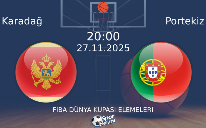 27 Kasım 2025 Karadağ vs Portekiz maçı Hangi Kanalda Saat Kaçta Yayınlanacak?