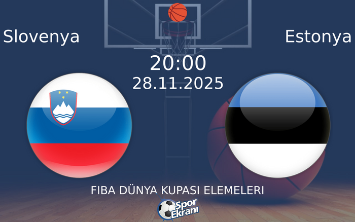 28 Kasım 2025 Slovenya vs Estonya maçı Hangi Kanalda Saat Kaçta Yayınlanacak? 28 Kasım 2025 Slovenya vs Estonya maçı Hangi Kanalda Saat Kaçta Yayınlanacak?