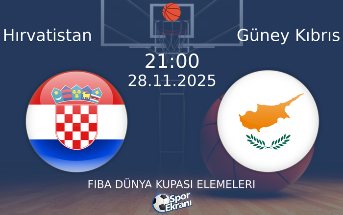 28 Kasım 2025 Hırvatistan vs Güney Kıbrıs maçı Hangi Kanalda Saat Kaçta Yayınlanacak? 28 Kasım 2025 Hırvatistan vs Güney Kıbrıs maçı Hangi Kanalda Saat Kaçta Yayınlanacak?