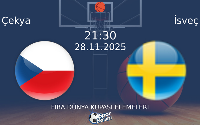 28 Kasım 2025 Çekya vs İsveç maçı Hangi Kanalda Saat Kaçta Yayınlanacak? 28 Kasım 2025 Çekya vs İsveç maçı Hangi Kanalda Saat Kaçta Yayınlanacak?