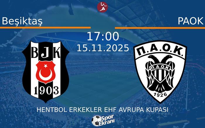 15 Kasım 2025 Beşiktaş vs PAOK maçı Hangi Kanalda Saat Kaçta Yayınlanacak?