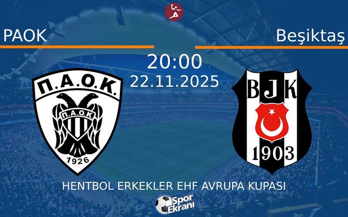 22 Kasım 2025 PAOK vs Beşiktaş maçı Hangi Kanalda Saat Kaçta Yayınlanacak? 22 Kasım 2025 PAOK vs Beşiktaş maçı Hangi Kanalda Saat Kaçta Yayınlanacak?