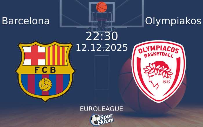 12 Aralık 2025 Barcelona vs Olympiakos maçı Hangi Kanalda Saat Kaçta Yayınlanacak?