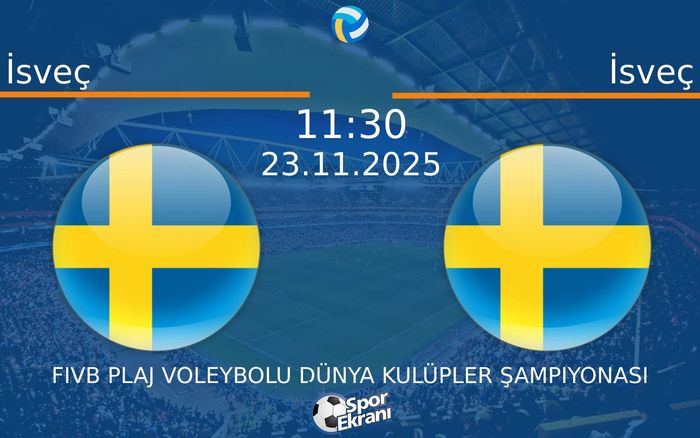 23 Kasım 2025 İsveç vs İsveç maçı Hangi Kanalda Saat Kaçta Yayınlanacak? 23 Kasım 2025 İsveç vs İsveç maçı Hangi Kanalda Saat Kaçta Yayınlanacak?
