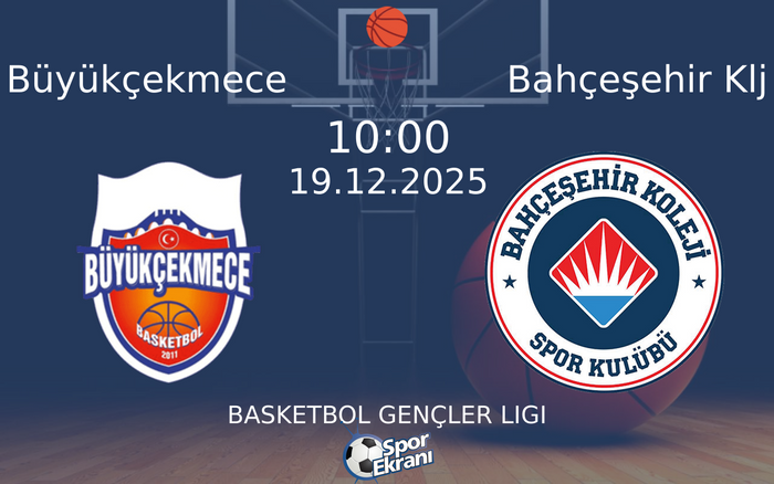 19 Aralık 2025 Büyükçekmece vs Bahçeşehir Klj maçı Hangi Kanalda Saat Kaçta Yayınlanacak? 19 Aralık 2025 Büyükçekmece vs Bahçeşehir Klj maçı Hangi Kanalda Saat Kaçta Yayınlanacak?