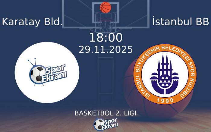 29 Kasım 2025 Karatay Bld. vs İstanbul BB maçı Hangi Kanalda Saat Kaçta Yayınlanacak?