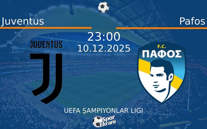 10 Aralık 2025 Juventus vs Pafos maçı Hangi Kanalda Saat Kaçta Yayınlanacak? 10 Aralık 2025 Juventus vs Pafos maçı Hangi Kanalda Saat Kaçta Yayınlanacak?