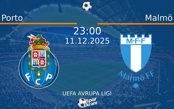 11 Aralık 2025 Porto vs Malmö maçı Hangi Kanalda Saat Kaçta Yayınlanacak? 11 Aralık 2025 Porto vs Malmö maçı Hangi Kanalda Saat Kaçta Yayınlanacak?