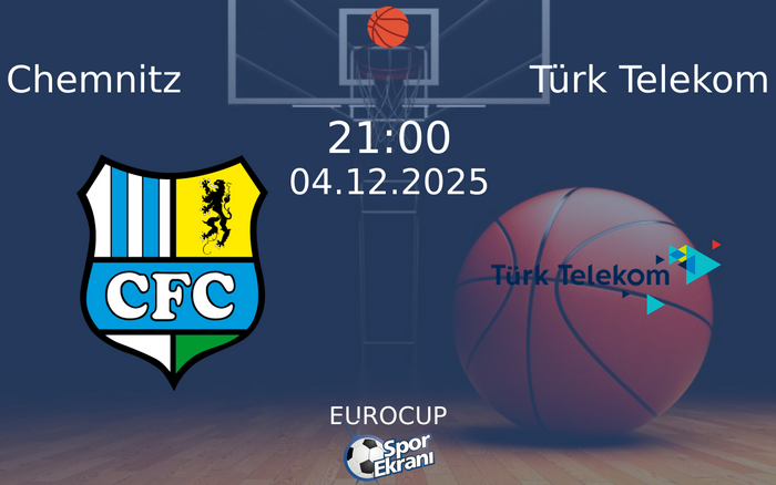 04 Aralık 2025 Chemnitz vs Türk Telekom maçı Hangi Kanalda Saat Kaçta Yayınlanacak?