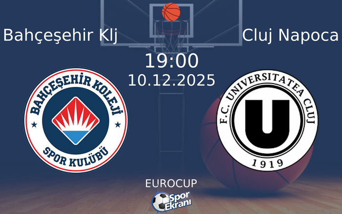 10 Aralık 2025 Bahçeşehir Klj vs Cluj Napoca maçı Hangi Kanalda Saat Kaçta Yayınlanacak? 10 Aralık 2025 Bahçeşehir Klj vs Cluj Napoca maçı Hangi Kanalda Saat Kaçta Yayınlanacak?