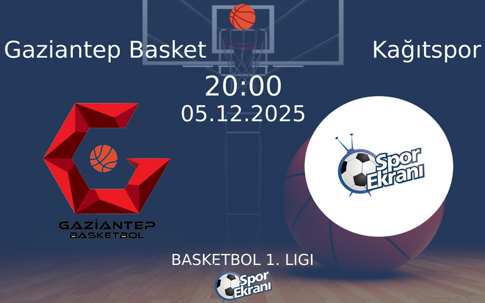 05 Aralık 2025 Gaziantep Basket vs Kağıtspor maçı Hangi Kanalda Saat Kaçta Yayınlanacak? 05 Aralık 2025 Gaziantep Basket vs Kağıtspor maçı Hangi Kanalda Saat Kaçta Yayınlanacak?