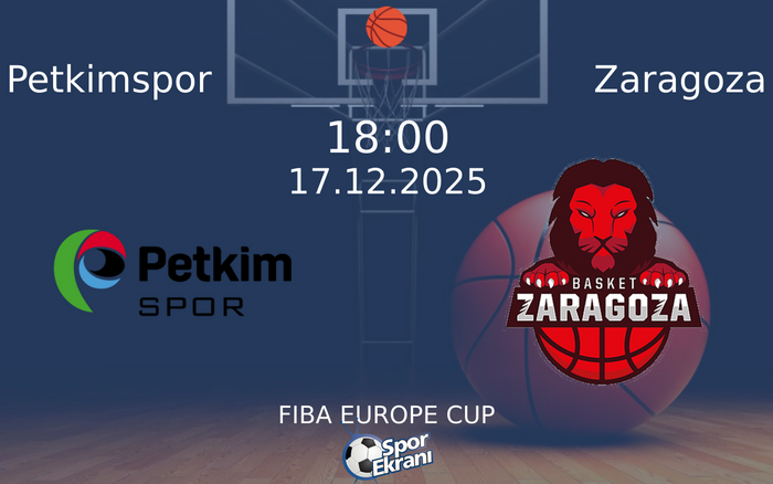 17 Aralık 2025 Petkimspor vs Zaragoza maçı Hangi Kanalda Saat Kaçta Yayınlanacak? 17 Aralık 2025 Petkimspor vs Zaragoza maçı Hangi Kanalda Saat Kaçta Yayınlanacak?