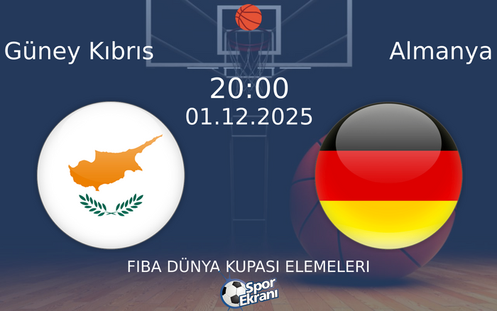 01 Aralık 2025 Güney Kıbrıs vs Almanya maçı Hangi Kanalda Saat Kaçta Yayınlanacak?