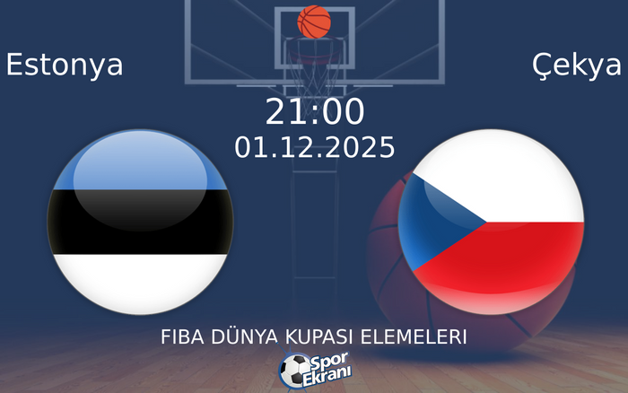 01 Aralık 2025 Estonya vs Çekya maçı Hangi Kanalda Saat Kaçta Yayınlanacak? 01 Aralık 2025 Estonya vs Çekya maçı Hangi Kanalda Saat Kaçta Yayınlanacak?