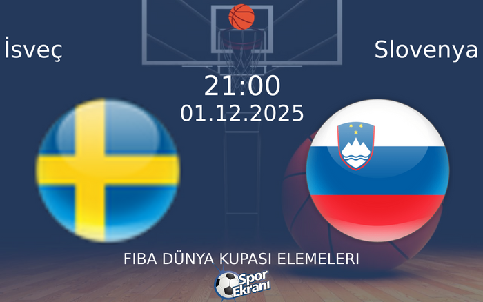 01 Aralık 2025 İsveç vs Slovenya maçı Hangi Kanalda Saat Kaçta Yayınlanacak? 01 Aralık 2025 İsveç vs Slovenya maçı Hangi Kanalda Saat Kaçta Yayınlanacak?