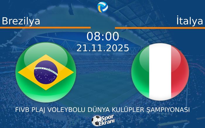 21 Kasım 2025 Brezilya vs İtalya maçı Hangi Kanalda Saat Kaçta Yayınlanacak? 21 Kasım 2025 Brezilya vs İtalya maçı Hangi Kanalda Saat Kaçta Yayınlanacak?