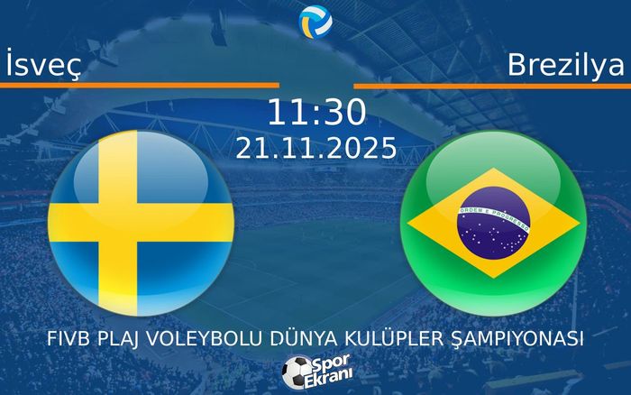 21 Kasım 2025 İsveç vs Brezilya maçı Hangi Kanalda Saat Kaçta Yayınlanacak? 21 Kasım 2025 İsveç vs Brezilya maçı Hangi Kanalda Saat Kaçta Yayınlanacak?