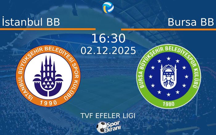 02 Aralık 2025 İstanbul BB vs Bursa BB maçı Hangi Kanalda Saat Kaçta Yayınlanacak? 02 Aralık 2025 İstanbul BB vs Bursa BB maçı Hangi Kanalda Saat Kaçta Yayınlanacak?