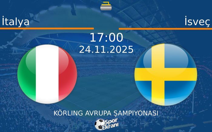 24 Kasım 2025 İtalya vs İsveç maçı Hangi Kanalda Saat Kaçta Yayınlanacak?