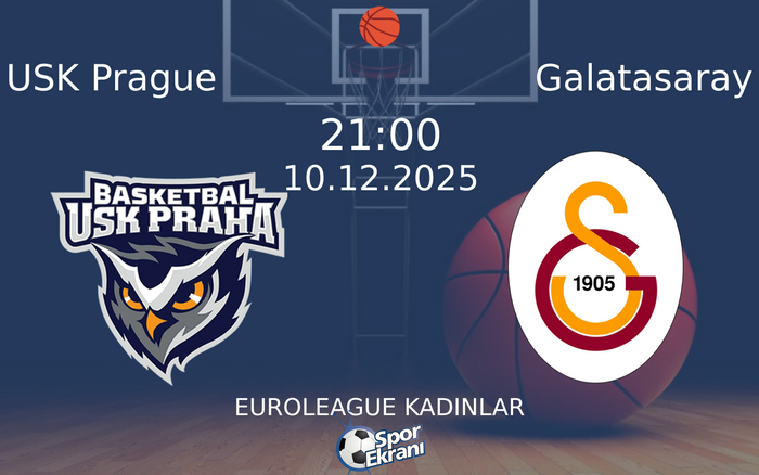 10 Aralık 2025 USK Prague vs Galatasaray maçı Hangi Kanalda Saat Kaçta Yayınlanacak?
