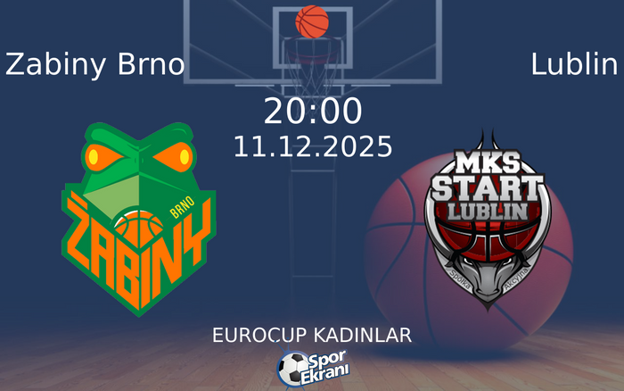 11 Aralık 2025 Zabiny Brno vs Lublin maçı Hangi Kanalda Saat Kaçta Yayınlanacak?