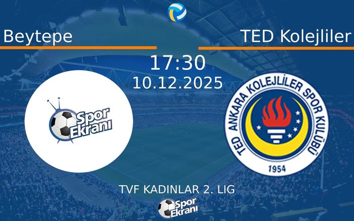 10 Aralık 2025 Beytepe vs TED Kolejliler maçı Hangi Kanalda Saat Kaçta Yayınlanacak? 10 Aralık 2025 Beytepe vs TED Kolejliler maçı Hangi Kanalda Saat Kaçta Yayınlanacak?