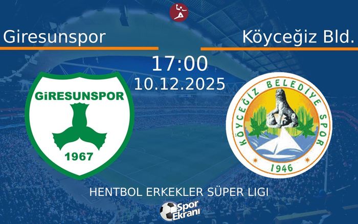 10 Aralık 2025 Giresunspor vs Köyceğiz Bld. maçı Hangi Kanalda Saat Kaçta Yayınlanacak? 10 Aralık 2025 Giresunspor vs Köyceğiz Bld. maçı Hangi Kanalda Saat Kaçta Yayınlanacak?
