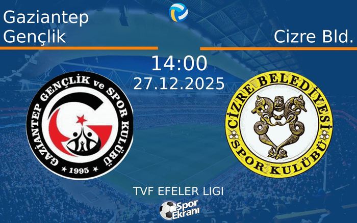 27 Aralık 2025 Gaziantep Gençlik vs Cizre Bld. maçı Hangi Kanalda Saat Kaçta Yayınlanacak? 27 Aralık 2025 Gaziantep Gençlik vs Cizre Bld. maçı Hangi Kanalda Saat Kaçta Yayınlanacak?