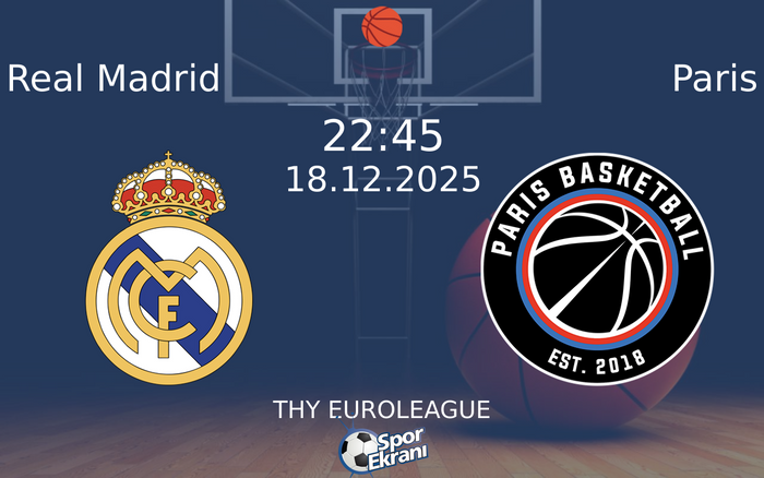 18 Aralık 2025 Real Madrid vs Paris maçı Hangi Kanalda Saat Kaçta Yayınlanacak?