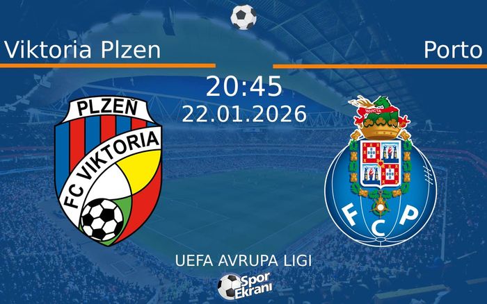 22 Ocak 2026 Viktoria Plzen vs Porto maçı Hangi Kanalda Saat Kaçta Yayınlanacak?