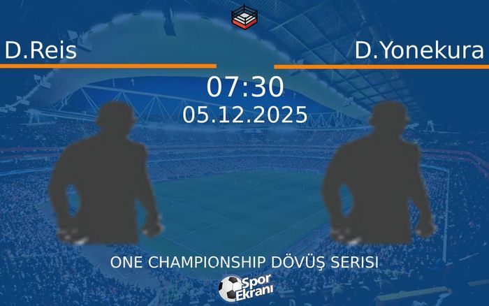 05 Aralık 2025 D.Reis vs D.Yonekura maçı Hangi Kanalda Saat Kaçta Yayınlanacak? 05 Aralık 2025 D.Reis vs D.Yonekura maçı Hangi Kanalda Saat Kaçta Yayınlanacak?