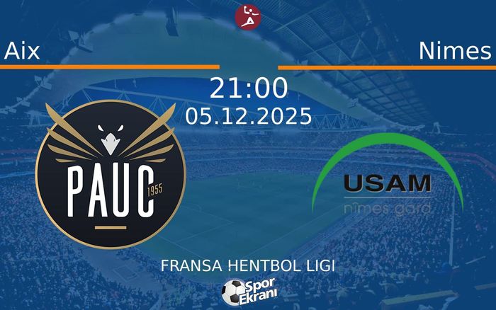05 Aralık 2025 Aix vs Nimes maçı Hangi Kanalda Saat Kaçta Yayınlanacak? 05 Aralık 2025 Aix vs Nimes maçı Hangi Kanalda Saat Kaçta Yayınlanacak?