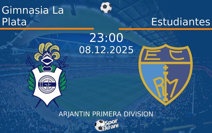 08 Aralık 2025 Gimnasia La Plata vs Estudiantes maçı Hangi Kanalda Saat Kaçta Yayınlanacak? 08 Aralık 2025 Gimnasia La Plata vs Estudiantes maçı Hangi Kanalda Saat Kaçta Yayınlanacak?