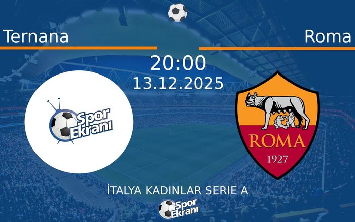 13 Aralık 2025 Ternana vs Roma maçı Hangi Kanalda Saat Kaçta Yayınlanacak? 13 Aralık 2025 Ternana vs Roma maçı Hangi Kanalda Saat Kaçta Yayınlanacak?