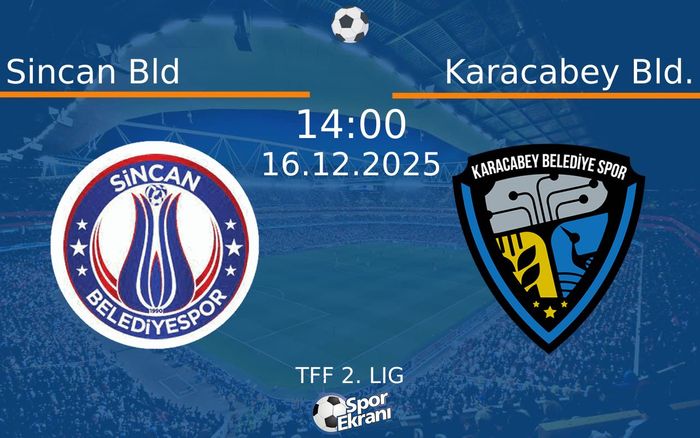 16 Aralık 2025 Sincan Bld vs Karacabey Bld. maçı Hangi Kanalda Saat Kaçta Yayınlanacak?