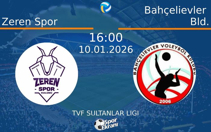 10 Ocak 2026 Zeren Spor vs Bahçelievler Bld. maçı Hangi Kanalda Saat Kaçta Yayınlanacak? 10 Ocak 2026 Zeren Spor vs Bahçelievler Bld. maçı Hangi Kanalda Saat Kaçta Yayınlanacak?