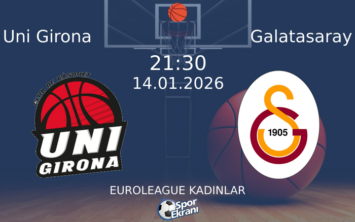 14 Ocak 2026 Uni Girona vs Galatasaray maçı Hangi Kanalda Saat Kaçta Yayınlanacak?